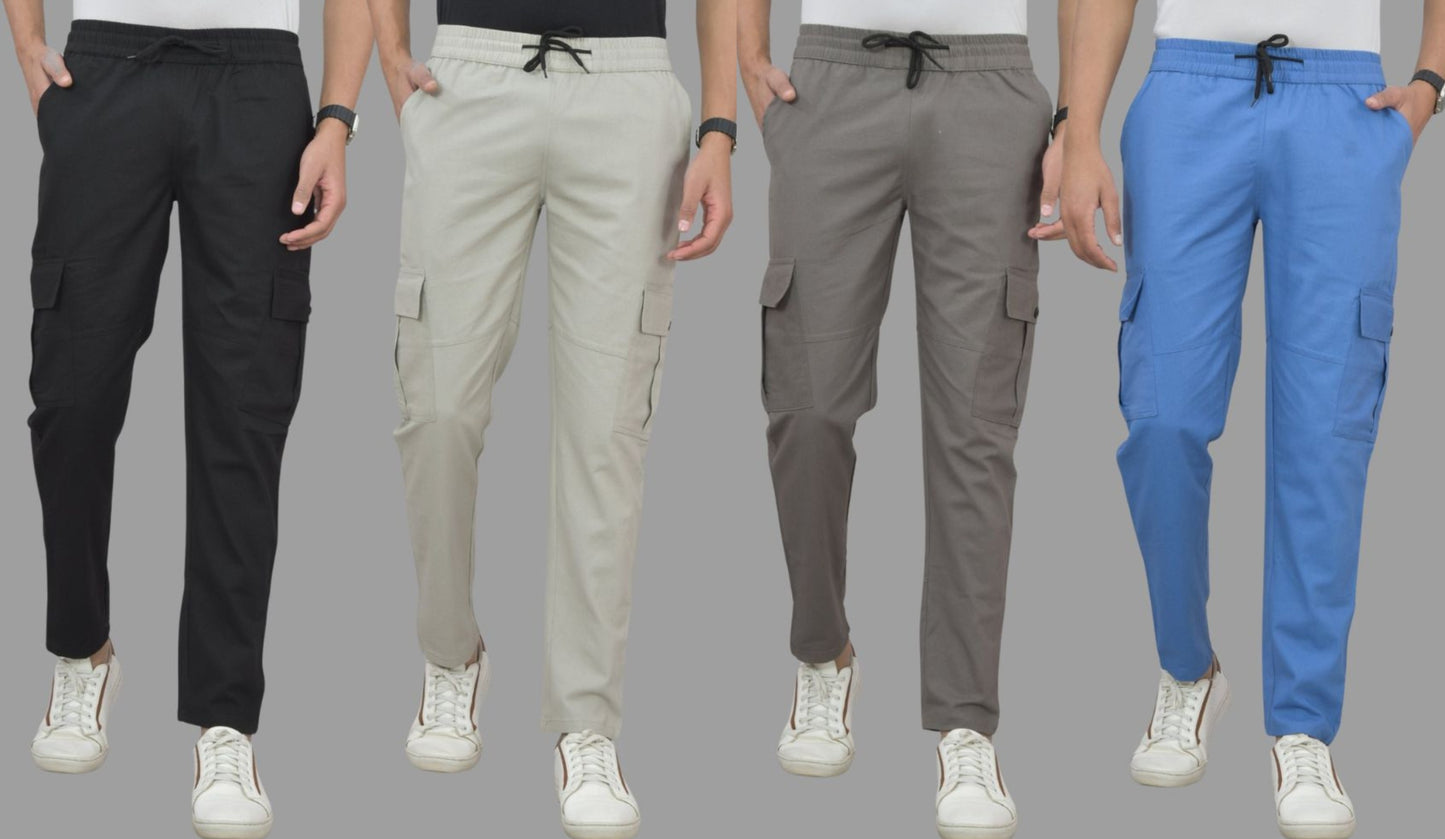 Combo of 4 Cargo Track Pant 999 only
